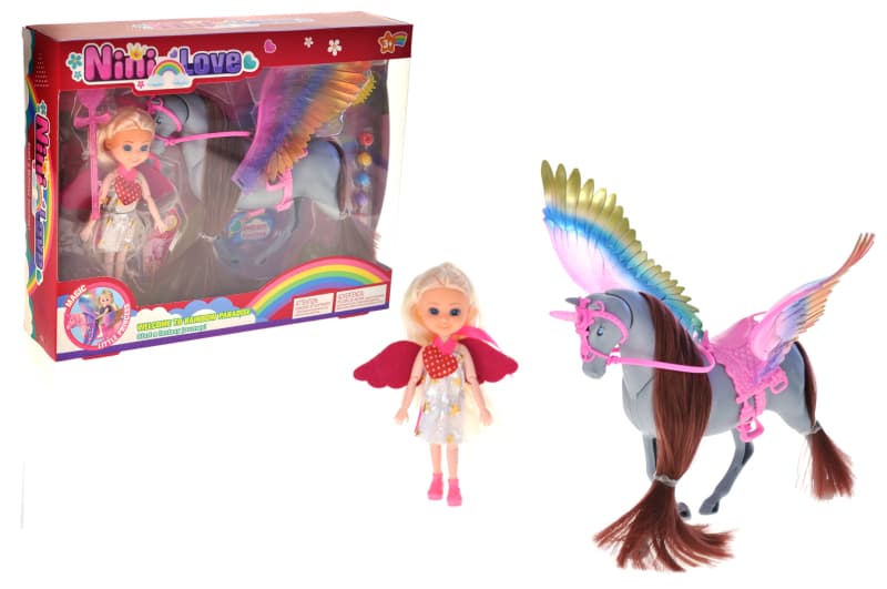 Лялька з єдинорогом у коробці YG TOYS