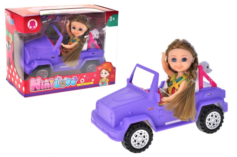 Лялька з машиною 55869 в коробці р.19,8x11,2x15см YG Toys