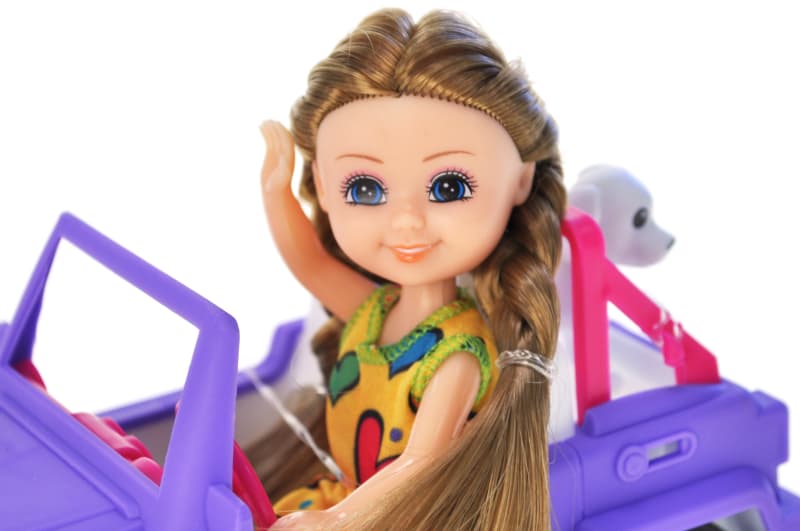 Лялька з машиною 55869 в коробці р.19,8x11,2x15см YG Toys, фото 2