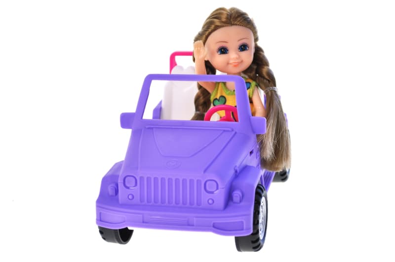 Лялька з машиною 55869 в коробці р.19,8x11,2x15см YG Toys, фото 3