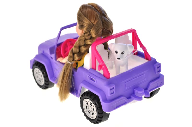 Лялька з машиною 55869 в коробці р.19,8x11,2x15см YG Toys, фото 4