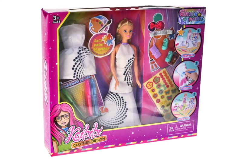 Лялька WG294 з платтям і декоруванням, в коробці р.36x6x32 см YG Toys