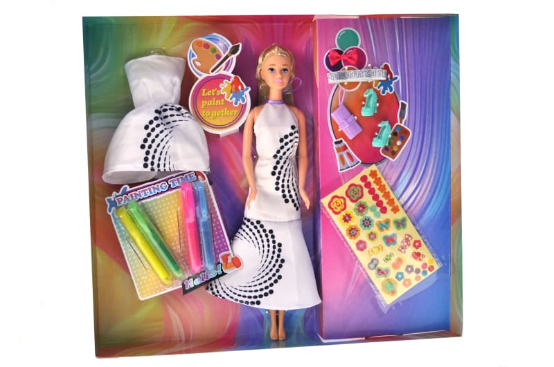 Лялька WG294 з платтям і декоруванням, в коробці р.36x6x32 см YG Toys, фото 4