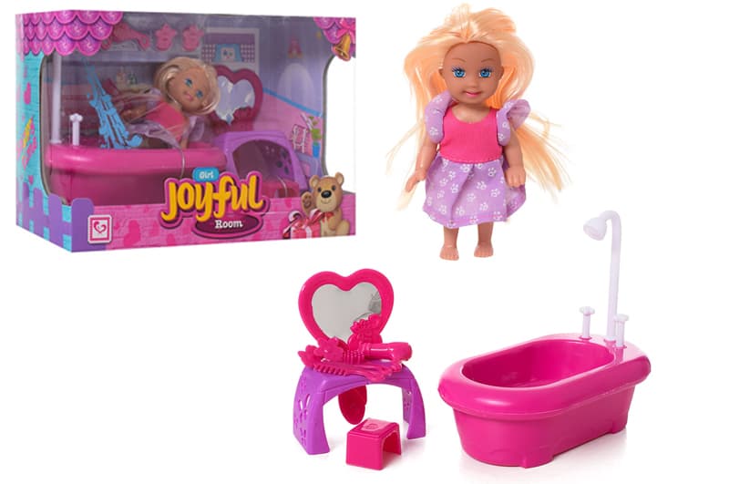 Лялька YG TOYS K899-78 «Mini doll» у ванній