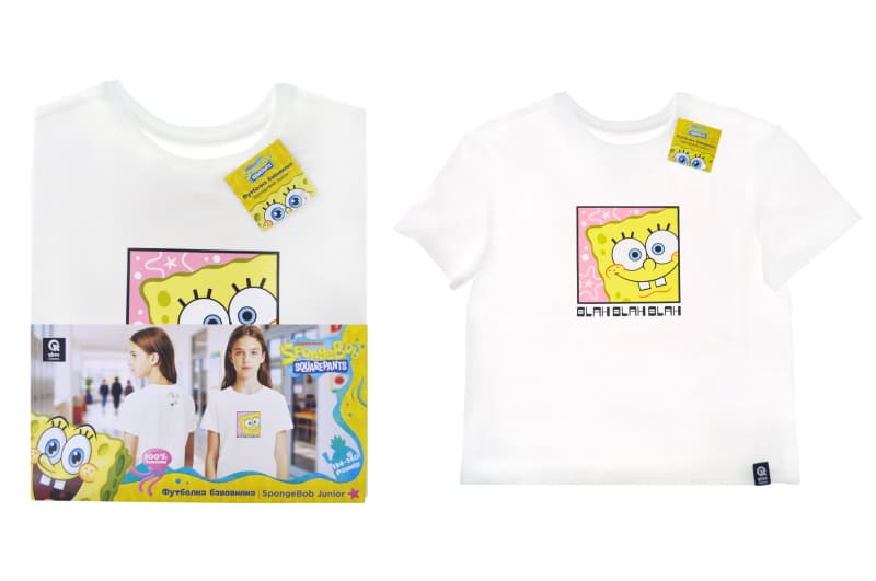 Футболка бавовняна QB-SB-001-05-134-140 SpongeBob Junior 134-140 qbee, фото 5