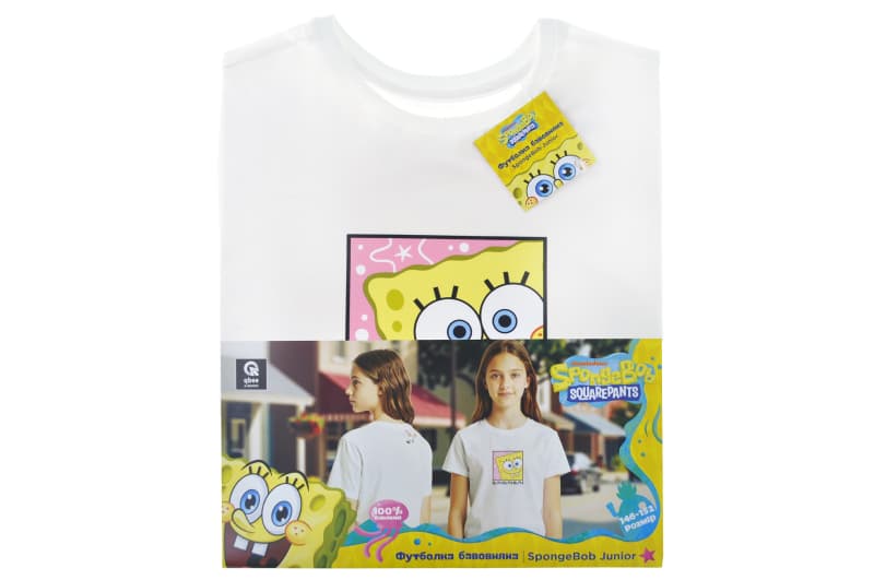 Футболка бавовняна QB-SB-001-05-146-152 SpongeBob Junior 146-152 qbee, фото 4