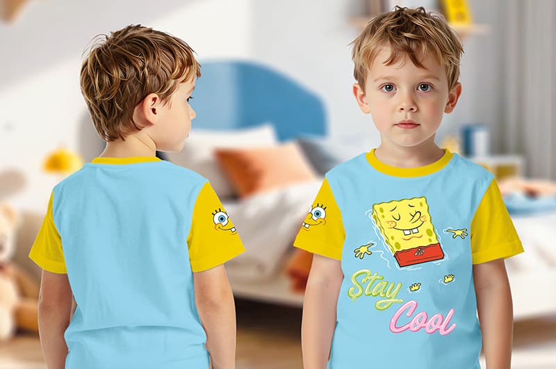 Футболка бавовняна QB-SB-001-04-86-92 SpongeBob Kids 86-92 qbee