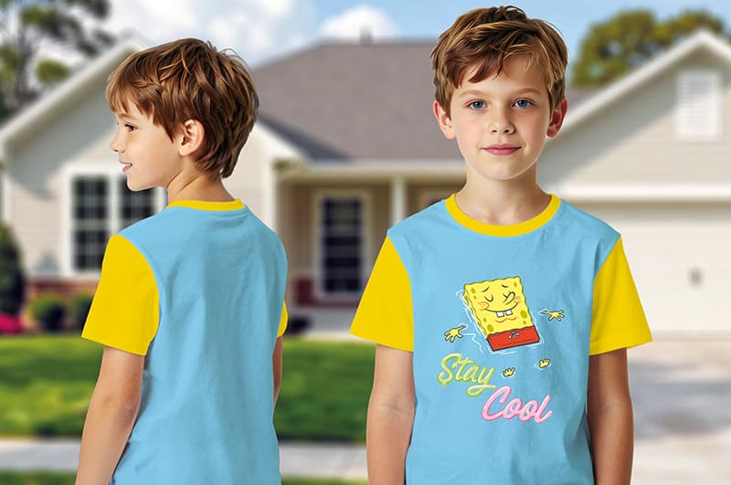 Футболка бавовняна QB-SB-001-04-110-116 SpongeBob Kids 110-116 qbee