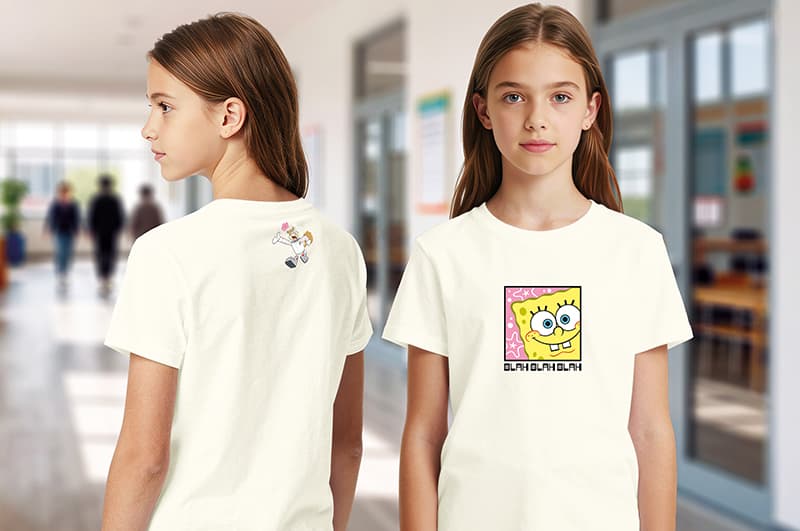 Футболка бавовняна QB-SB-001-05-134-140 SpongeBob Junior 134-140 qbee