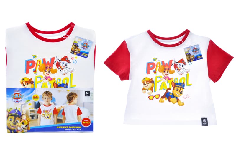 Футболка бавовняна QB-PP-001-08-86-92 PawPatrol Kids 86-92 qbee, фото 2