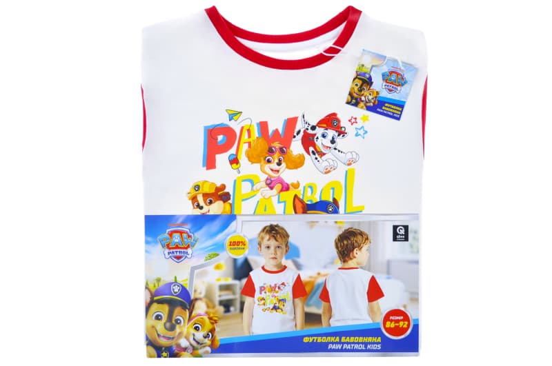 Футболка бавовняна QB-PP-001-08-86-92 PawPatrol Kids 86-92 qbee, фото 5