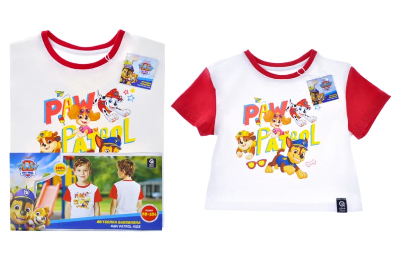 Футболка бавовняна QB-PP-001-08-98-104 PawPatrol Kids 98-104 qbee, фото 2