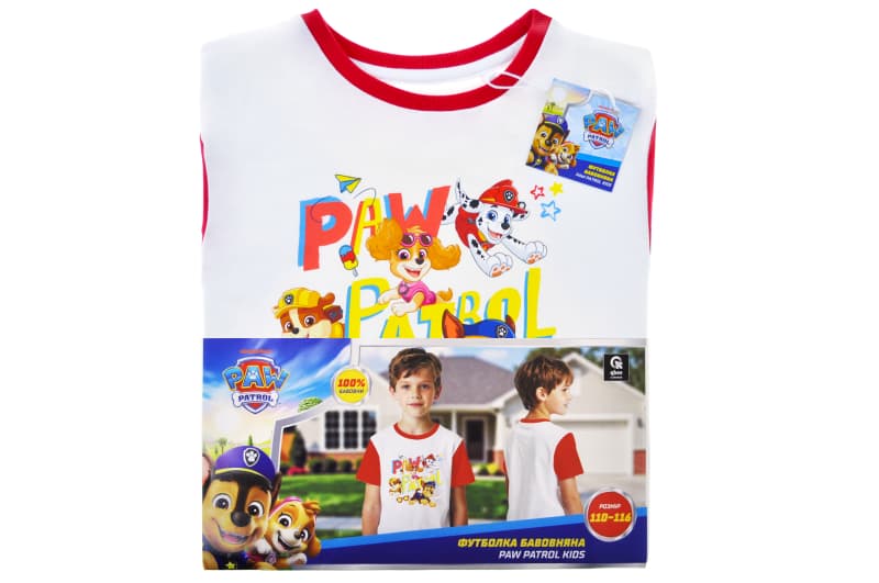 Футболка бавовняна QB-PP-001-08-110-116 PawPatrol Kids 110-116 qbee, фото 5