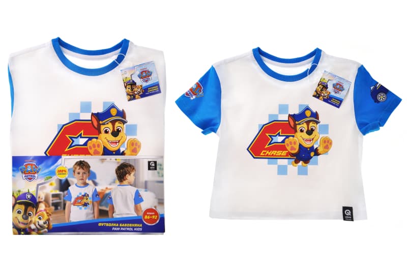 Футболка бавовняна QB-PP-001-10-86-92 PawPatrol Kids 86-92 qbee, фото 4