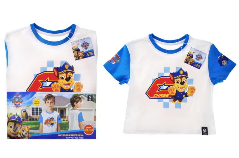 Футболка бавовняна QB-PP-001-10-110-116 PawPatrol Kids 110-116 qbee, фото 2