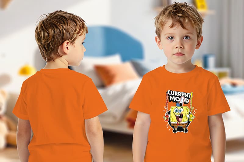Футболка бавовняна QB-SB-001-13-86-92 SpongeBob Kids 86-92 qbee