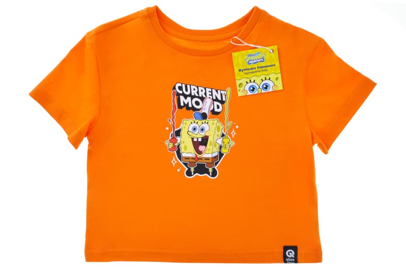 Футболка бавовняна QB-SB-001-13-98-104 SpongeBob Kids 98-104 qbee, фото 5