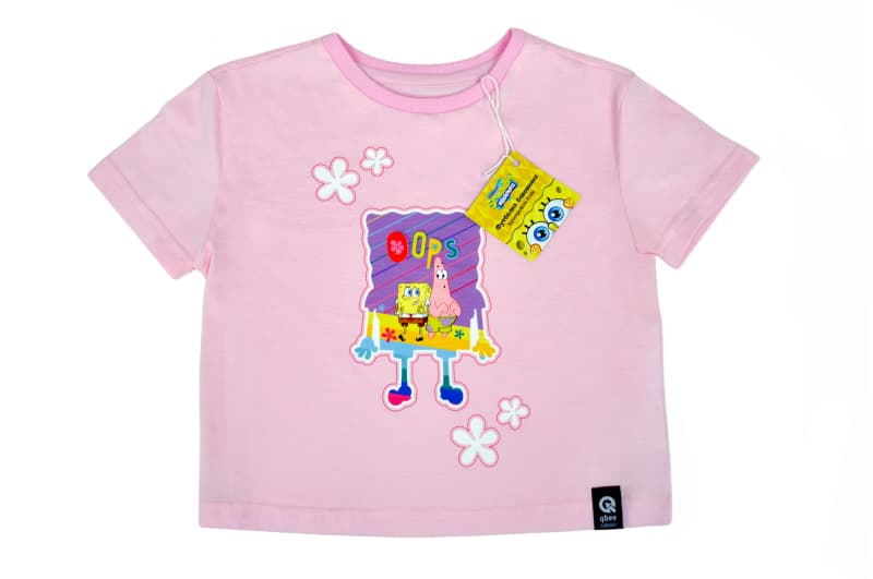 Футболка бавовняна QB-SB-001-15-86-92 SpongeBob Kids 86-92 qbee, фото 5