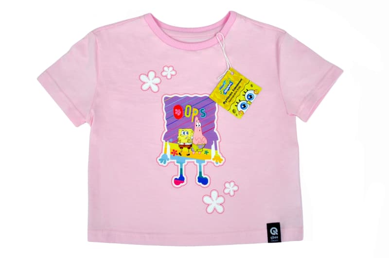 Футболка бавовняна QB-SB-001-15-98-104 SpongeBob Kids 98-104 qbee, фото 4