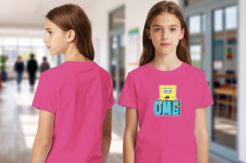 Футболка бавовняна QB-SB-001-16-134-140 SpongeBob Junior 134-140 qbee