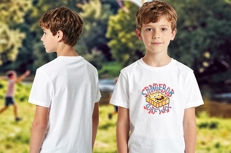 Футболка бавовняна QB-SB-001-17-122-128 SpongeBob Junior 122-128 qbee