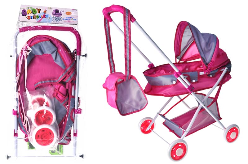 Візок для ляльок CS0521 в кульку в 68,5x35x12 см YG Toys
