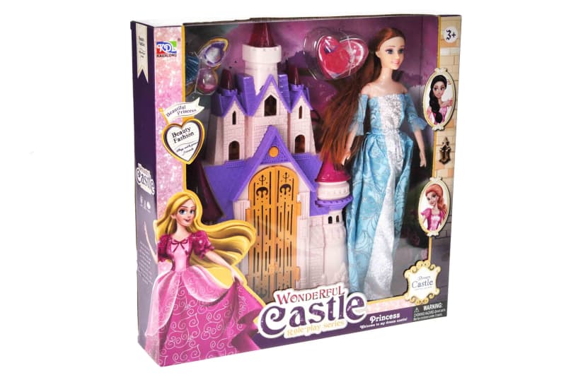 Замок принцеси KDL-57 озвучений, зі світлом, в коробці р.35x7x34,5 см YG Toys