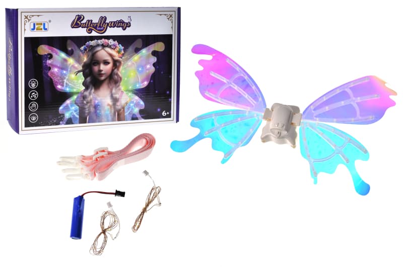 Крила 3620 зі світлом, акумулятор, в коробці р.31,5x6,5x21,5 см YG Toys