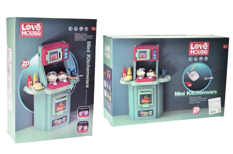 Кухонний набір XG2-12 на батарейках, в коробці р.51x15x35 см YG Toys