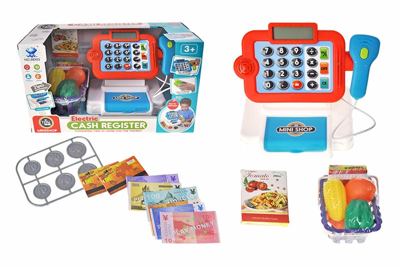 Касовий апарат 66103 озвучений, зі світлом, в коробці р.34x15x20,5 см YG Toys