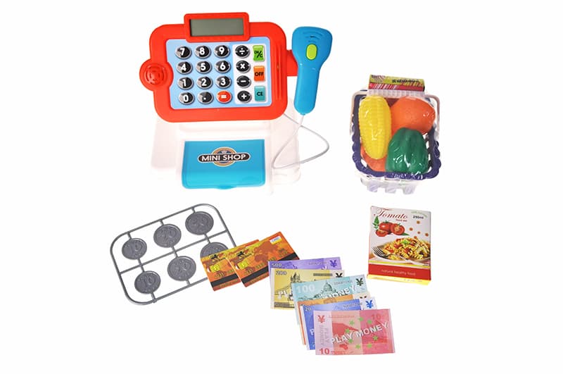 Касовий апарат 66103 озвучений, зі світлом, в коробці р.34x15x20,5 см YG Toys, фото 2