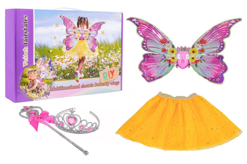 Крила D2403-1B на батарейках, в коробці р.36x25x9 см YG Toys