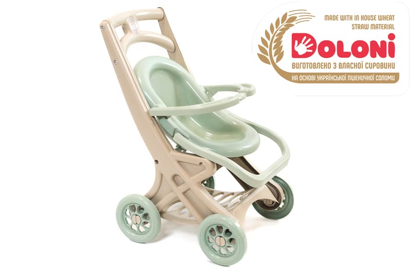 Візочок для ляльок 0122/01eco сидячий Eco Green DOLONI