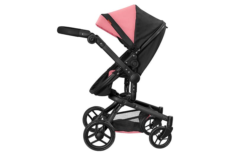Візок для ляльки 9695 "Fortuna" PEACH PINK з сумкою, в коробці р.54,5х14,5х38,5 см CARRELLO, фото 3