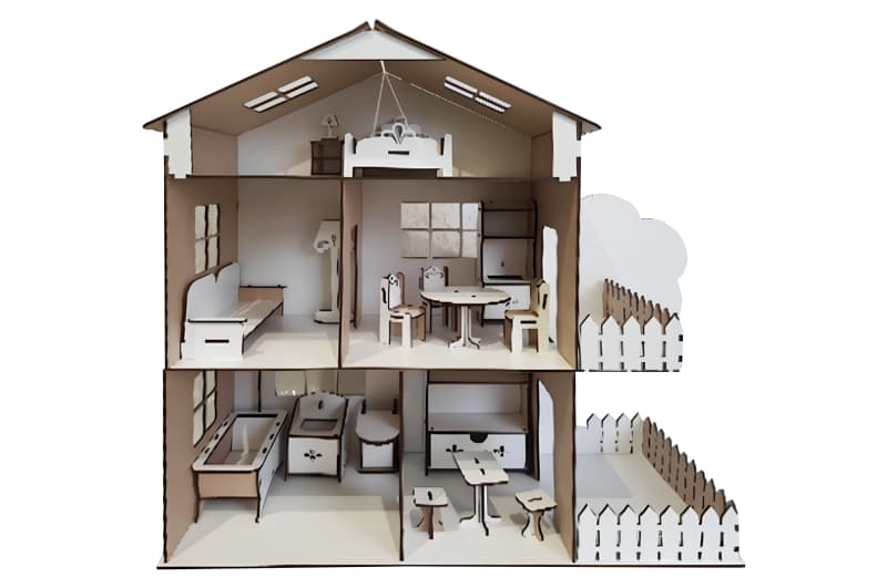 Ляльковий будиночок «TREE HOUSE» Білий