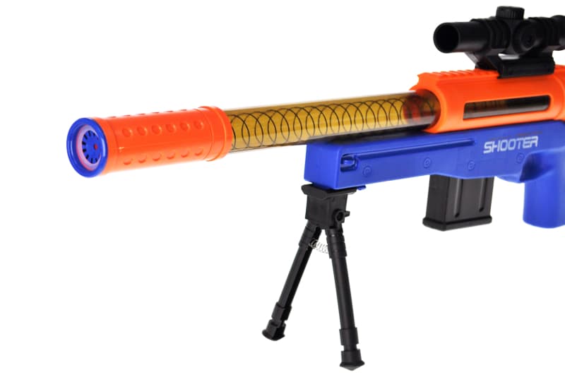 Помпова рушниця 108-401 в коробці р.68x6,5x16 см YG Toys, фото 4