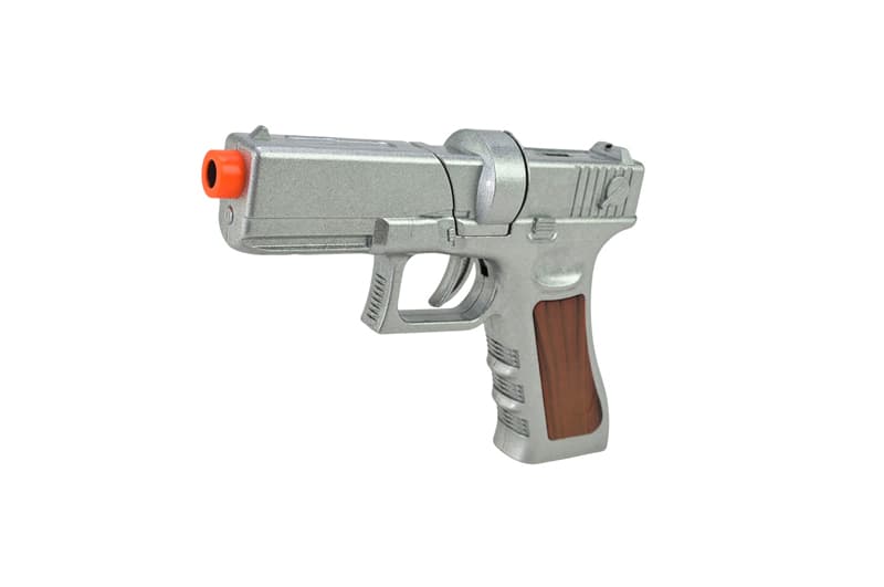 Пістолет металевий C2002B під пістони, на планшетці 20.5x14x3.5, фото 3