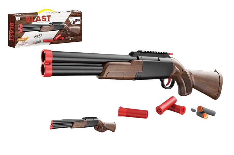 Гвинтівка 9959-1 на поролонових патронах, в коробці р.42x22x6 см YG Toys