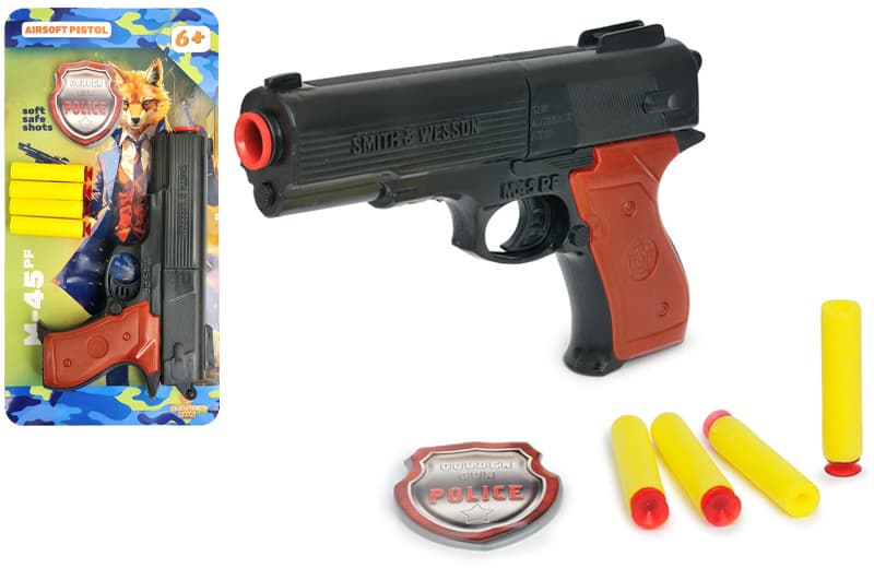 Пістолет на поролонових патронах 928 "М45 ПФ" на блістері GoldenGun