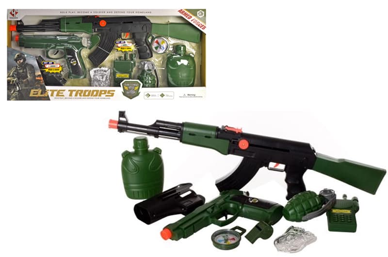 Світлозвуковий військовий набір іграшкової зброї YG TOYS M016A