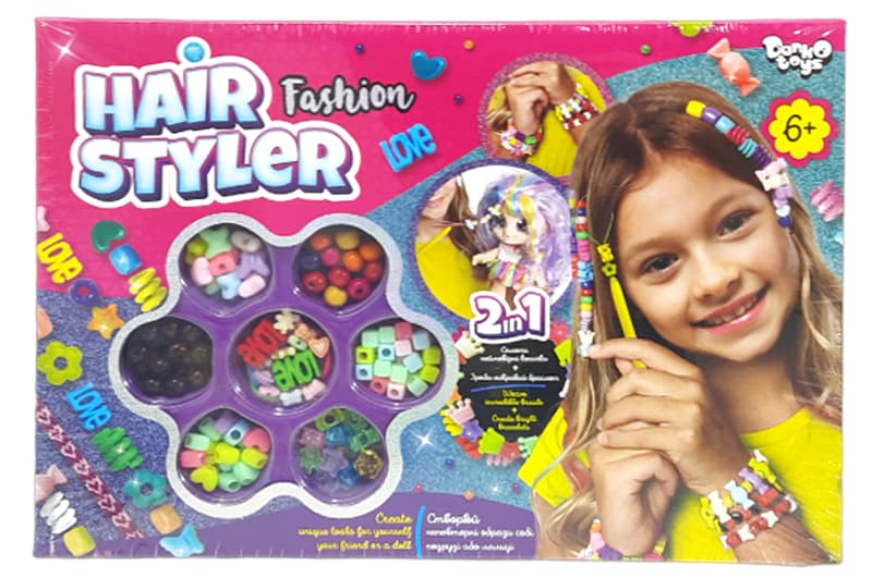 Набір для творчості HS-01-02 "Hair Styler. Fashion" малий DANKO, фото 2