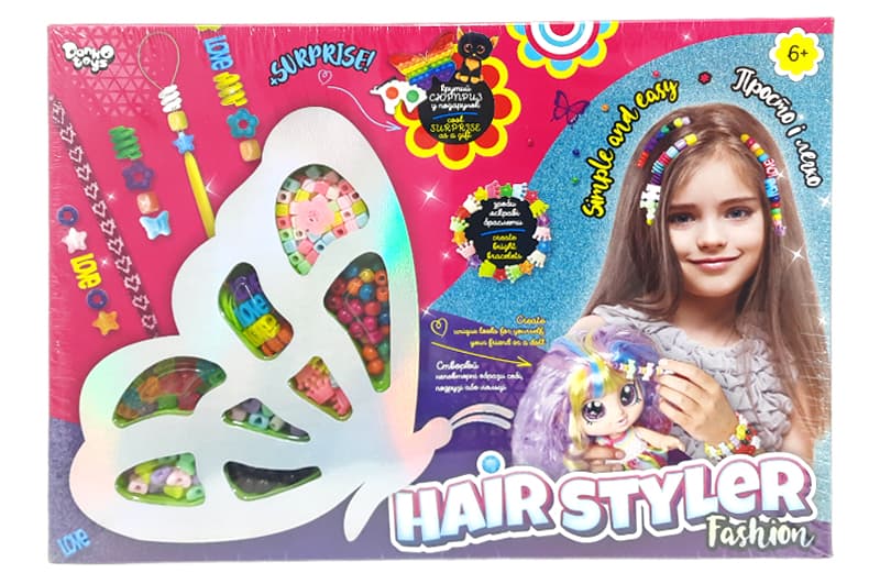 Набір для творчості HS-01-03 "Hair Styler. Fashion" DANKO, фото 2
