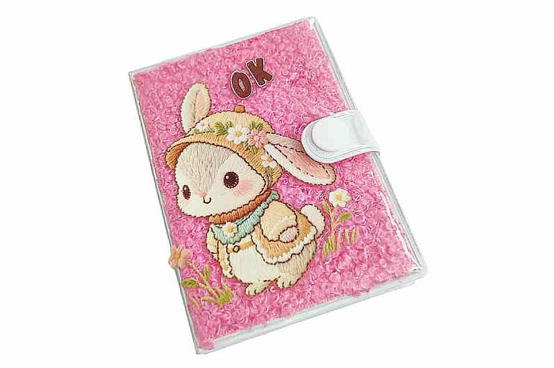 Блокнот на магніті А7, 763845ML Rabbit 2 р.7.4×10.5см, 80 арк, фото 3
