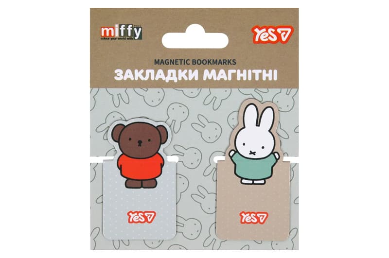 Закладки магнітні 708836 "Miffy", висікання, 2 шт Yes