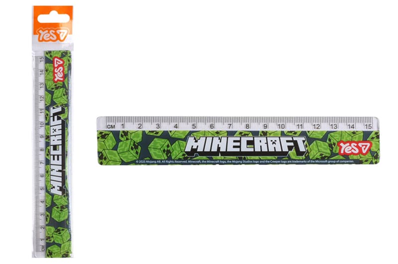 Лінійка 370692 15 см "Minecraft Slug" Yes
