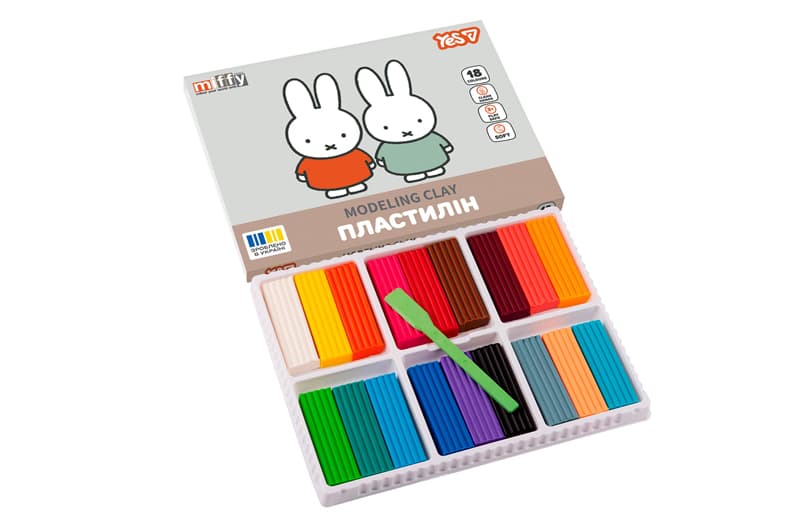 Пластилін 540721 18 кол., 360г "Miffy" Yes, фото 2