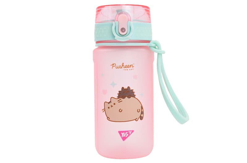 Пляшка для води 708321 "Pusheen" 500 мл, рожева, софт тач Yes