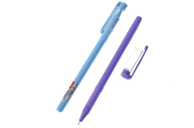 Ручка I-Pen кулькова 12шт. синя, пастельний корпус Radius, фото 2