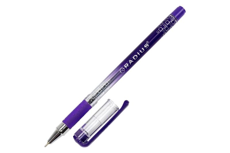 Ручка Radius I-Pen кулькова 12шт. фіолетовий