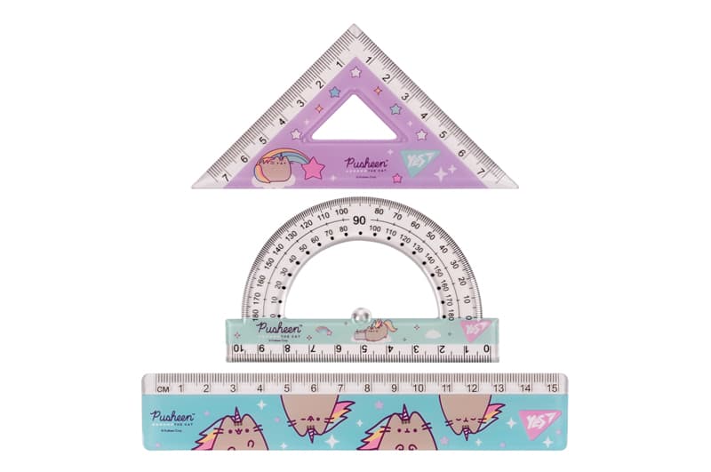 Набір лінійок 370675 "Pusheen" 3 предмети, лінійка 15 см Yes